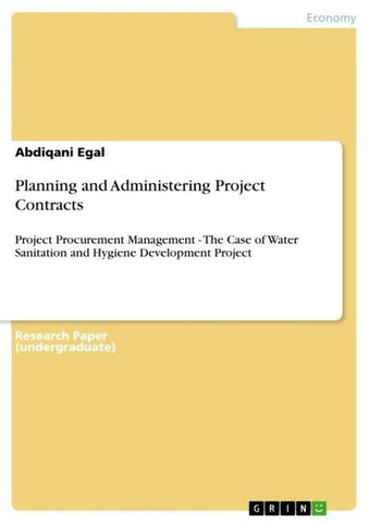 Planning and Administering Project Contracts