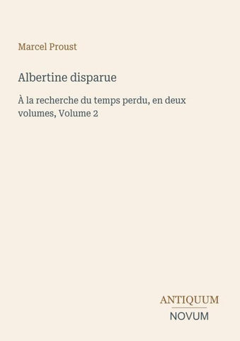 Albertine disparue
