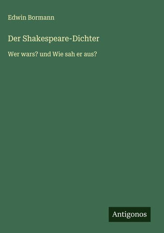 Der Shakespeare-Dichter
