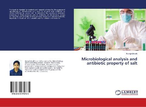 Microbiological analysis and antibiotic property of salt