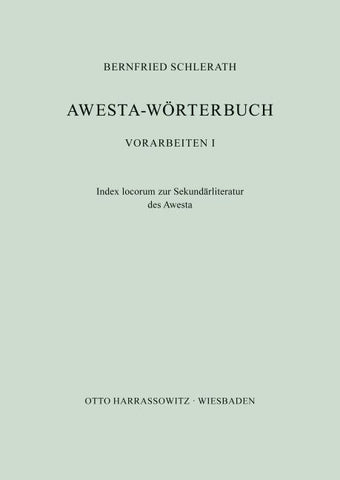 Awesta-Wörterbuch