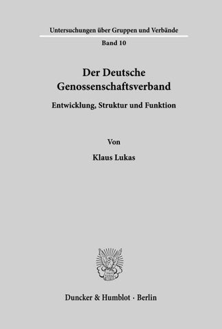 Der Deutsche Genossenschaftsverband.