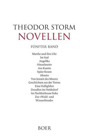 Novellen Band 5