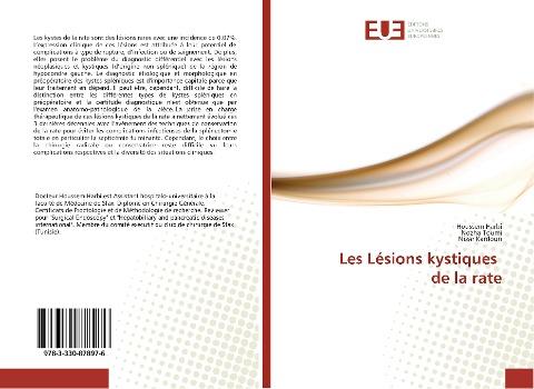 Les Lésions kystiques de la rate