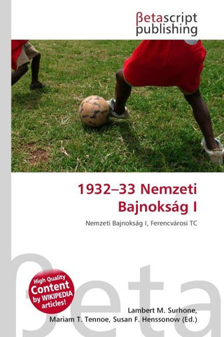1932-33 Nemzeti Bajnokság I