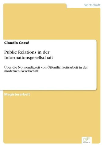 Public Relations in der Informationsgesellschaft