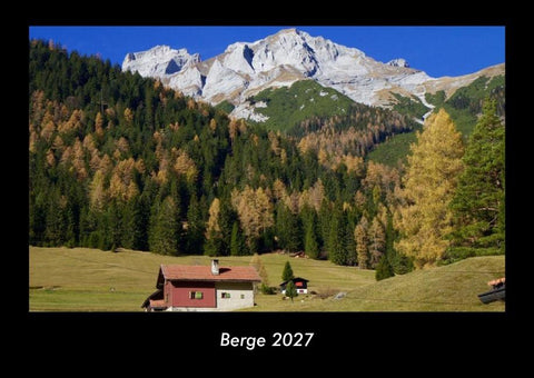 Berge 2027 Fotokalender DIN A3