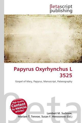 Papyrus Oxyrhynchus L 3525