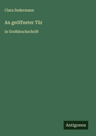 An geöffneter Tür