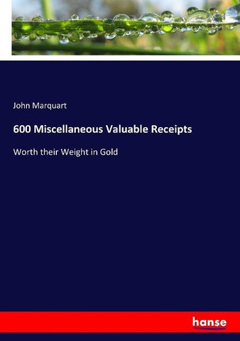 600 Miscellaneous Valuable Receipts