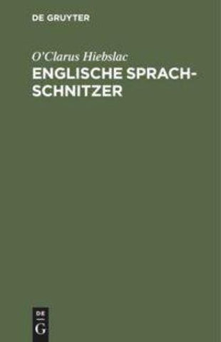 Englische Sprach-Schnitzer
