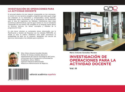 INVESTIGACIÓN DE OPERACIONES PARA LA ACTIVIDAD DOCENTE
