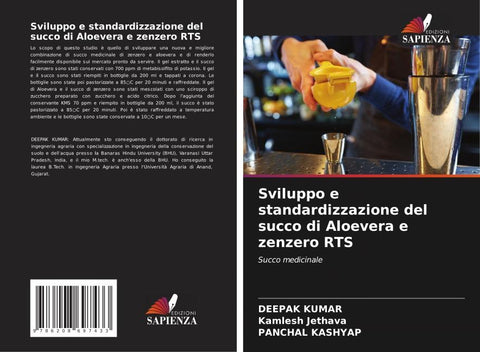 Sviluppo e standardizzazione del succo di Aloevera e zenzero RTS