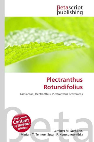 Plectranthus Rotundifolius
