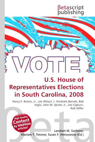 U.S. House of Representatives Elections in South Carolina, 2008