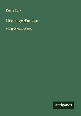 Une page d'amour