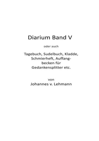 Diarium V