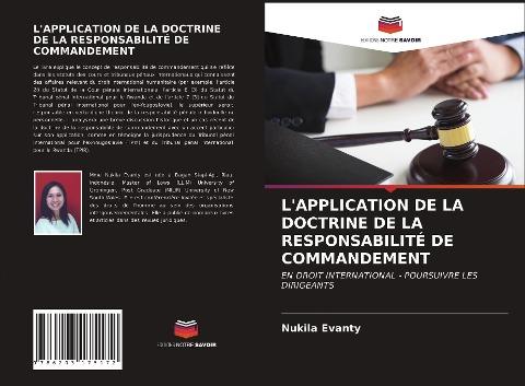 L'APPLICATION DE LA DOCTRINE DE LA RESPONSABILITÉ DE COMMANDEMENT