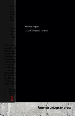 L'IA et l'avenir de l'écriture