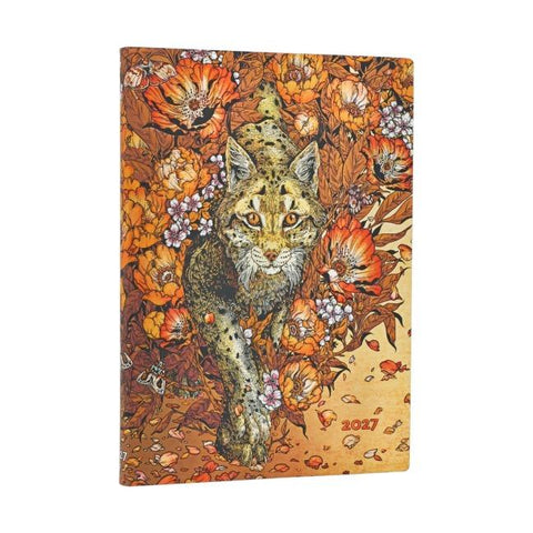 12-Monatskalender 2027 Aufsteigender Luchs Midi Horizontal