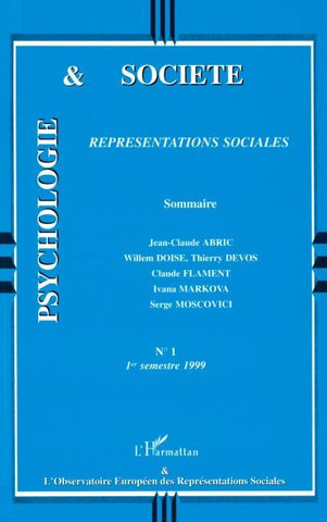 REPRÉSENTATIONS SOCIALES