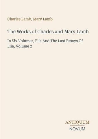 The Works of Charles and Mary Lamb
