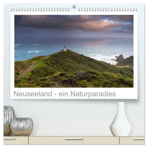 Neuseeland - ein Naturparadies (hochwertiger Premium Wandkalender 2026 DIN A2 quer), Kunstdruck in Hochglanz