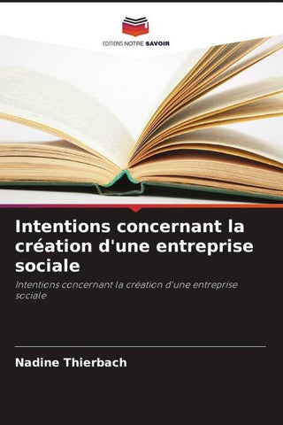 Intentions concernant la création d'une entreprise sociale
