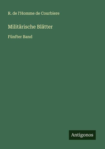 Militärische Blätter