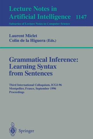 Grammatical Inference: Learning Syntax from Sentences