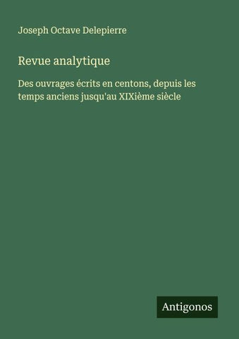 Revue analytique