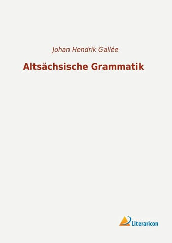 Altsächsische Grammatik