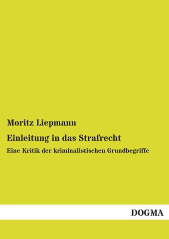 Einleitung in das Strafrecht