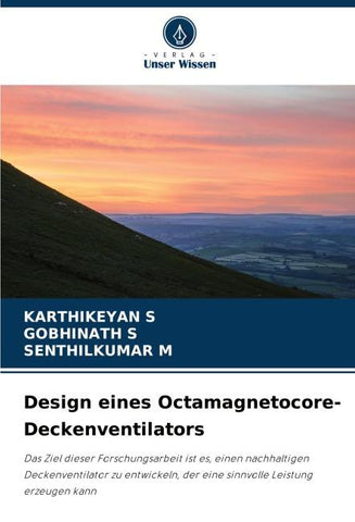 Design eines Octamagnetocore-Deckenventilators
