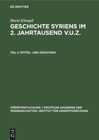 Mittel- und Südsyrien