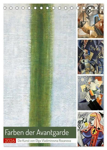 Farben der Avantgarde (Tischkalender 2026 DIN A5 hoch), CALVENDO Monatskalender