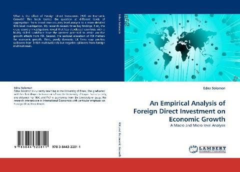 An Empirical Analysis of Foreign Direct Investment on Economic Growth