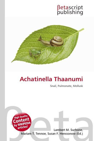 Achatinella Thaanumi