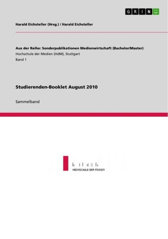Studierenden-Booklet August 2010