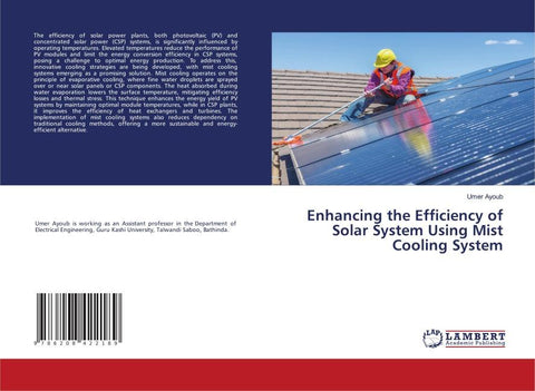 Enhancing the Efficiency of Solar System Using Mist Cooling System