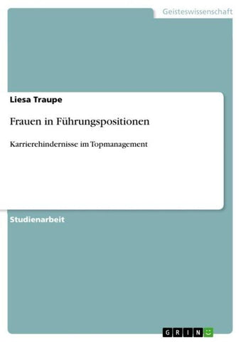 Frauen in Führungspositionen