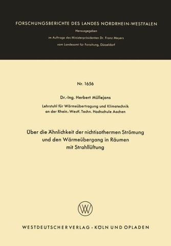 Über die Ähnlichkeit der nichtisothermen Strömung und den Wärmeübergang in Räumen mit Strahllüftung