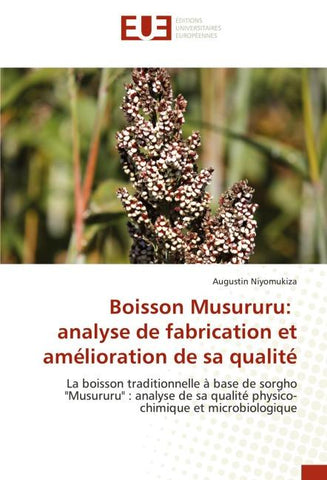 Boisson Musururu: analyse de fabrication et amélioration de sa qualité