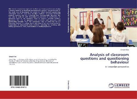 Analysis of classroom questions and questioning behaviour