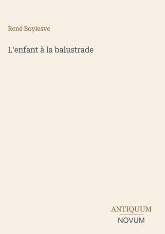 L'enfant à la balustrade
