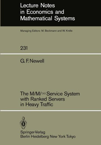 The M/M/∞Service System with Ranked Servers in Heavy Traffic