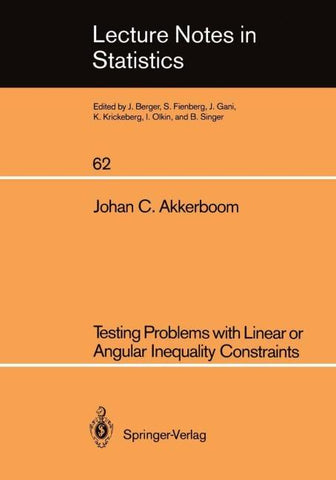 Testing Problems with Linear or Angular Inequality Constraints