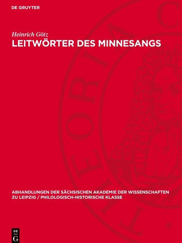 Leitwörter des Minnesangs