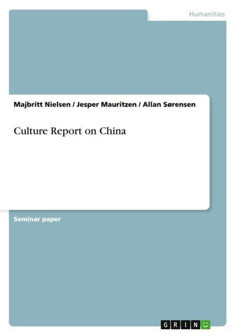 Culture Report on China