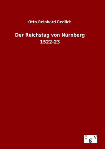Der Reichstag von Nürnberg 1522-23